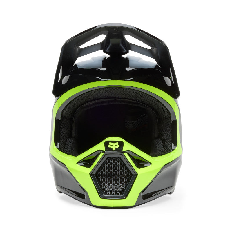 FOX 2025 V1 FLOW HELMET - BLACK/YELLOW