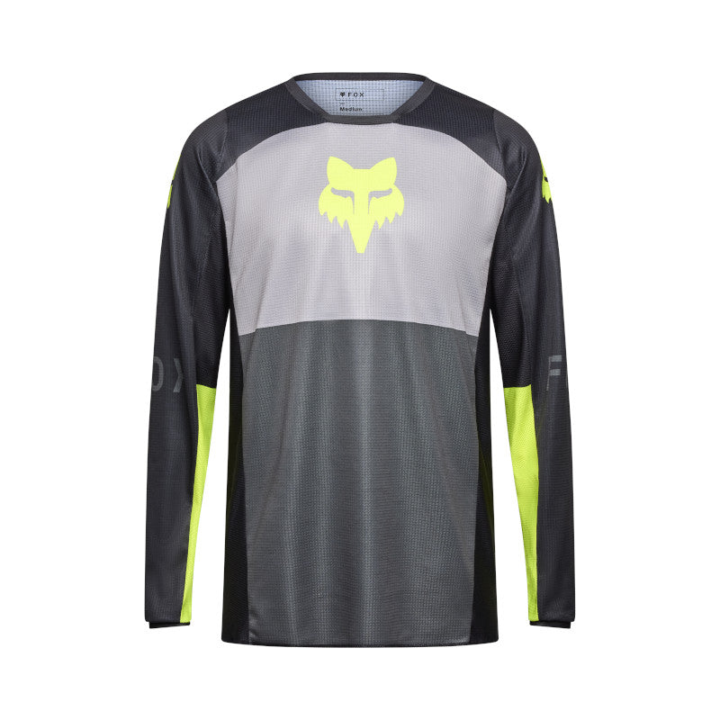 FOX 2025 180 FLOW JERSEY - BLACK/YELLOW