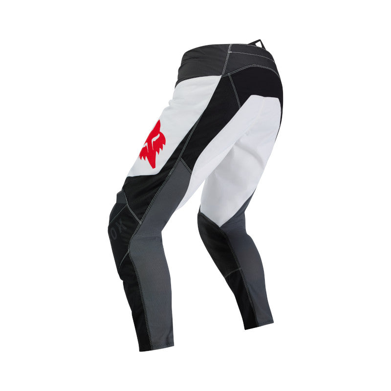 FOX 2025 180 FLOW PANTS - WHITE/RED