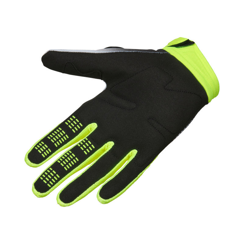 FOX 180 COLLECT GLOVES - GREY/YELLOW