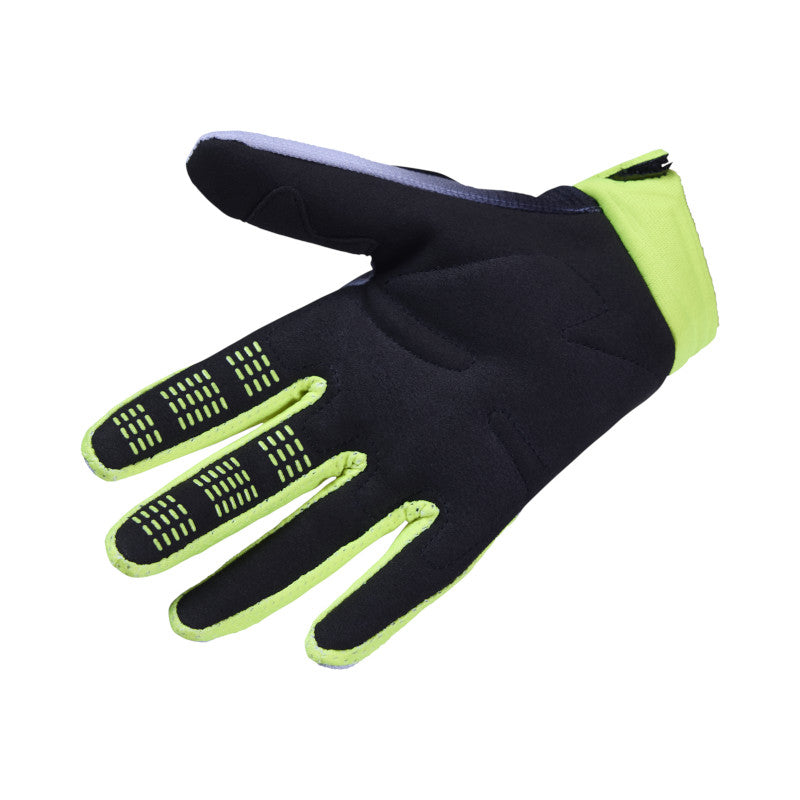 FOX YOUTH 180 COLLECT GLOVES - GREY/YELLOW