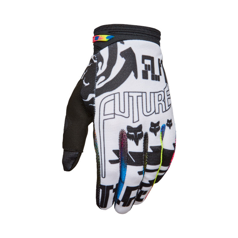 FOX 2026 180 IMAGE COSMO GLOVES - WHITE/BLACK