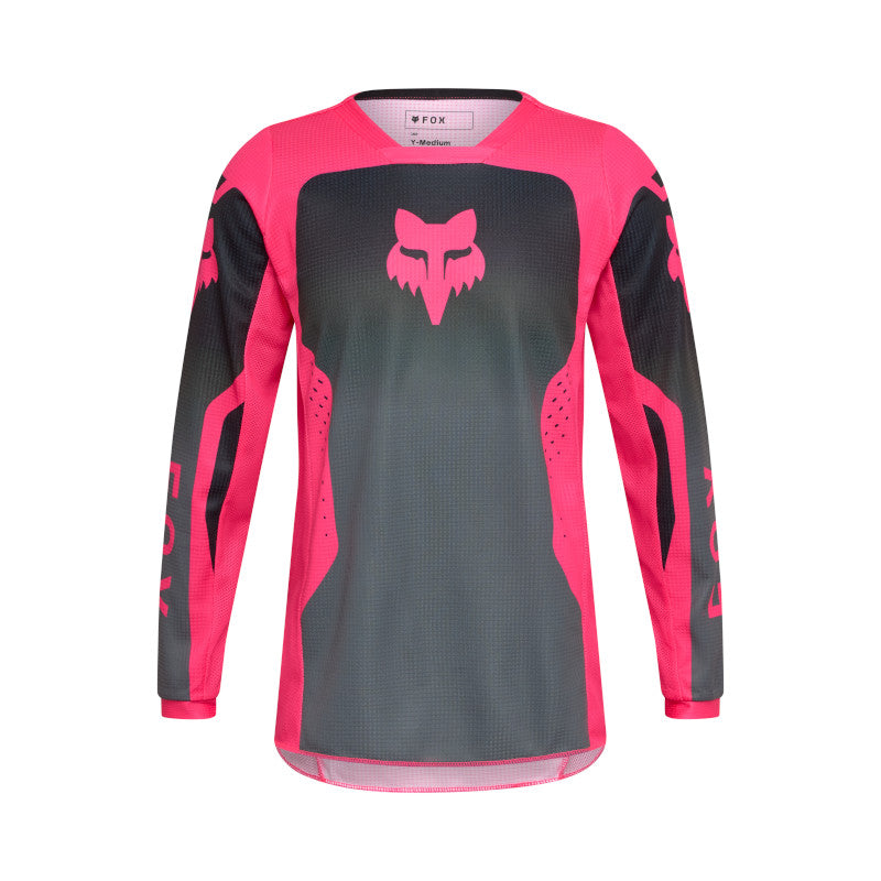 FOX 2026 YOUTH GIRLS 180 SHIELD JERSEY - BLACK/PINK
