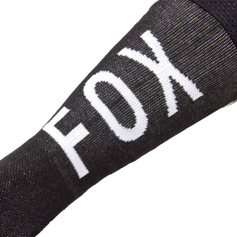 FOX FLEXAIR FRACTURE KNEE BRACE SOCKS - WHITE/BLACK