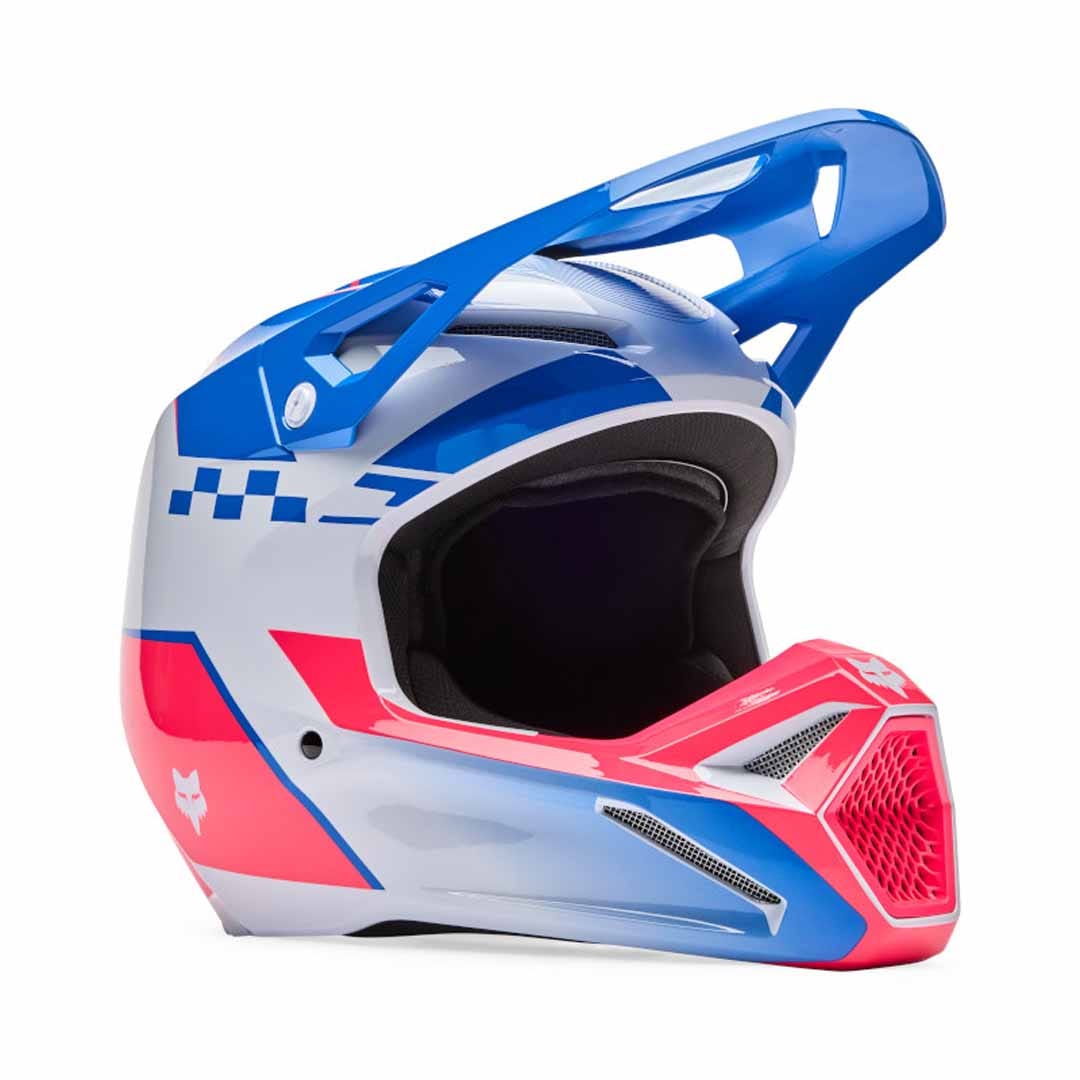 FOX 2026 YOUTH V1 COLLECT HELMET - BLUE PINK