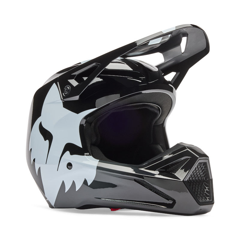 FOX 2026 YOUTH V1 SHIELD HELMET - BLACK