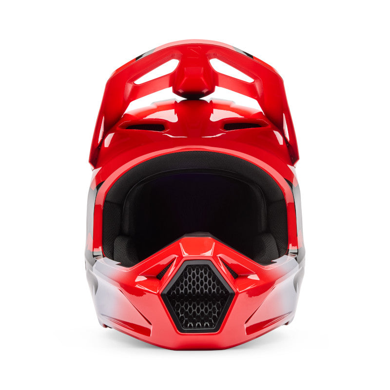 FOX 2026 YOUTH V1 SHIELD HELMET - FLO RED