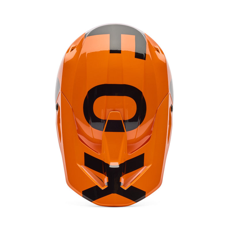 FOX 2026 YOUTH V1 SHIELD HELMET - FLO ORANGE