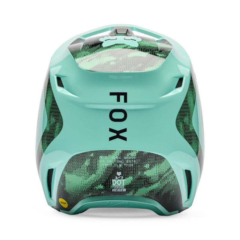 FOX 2026 YOUTH V1 KAIROS HELMET - TURQUOISE