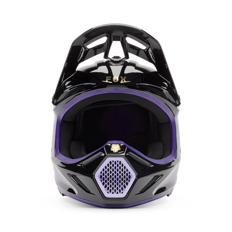 FOX 2026 V3 DRIP HELMET - BLACK/PURPLE