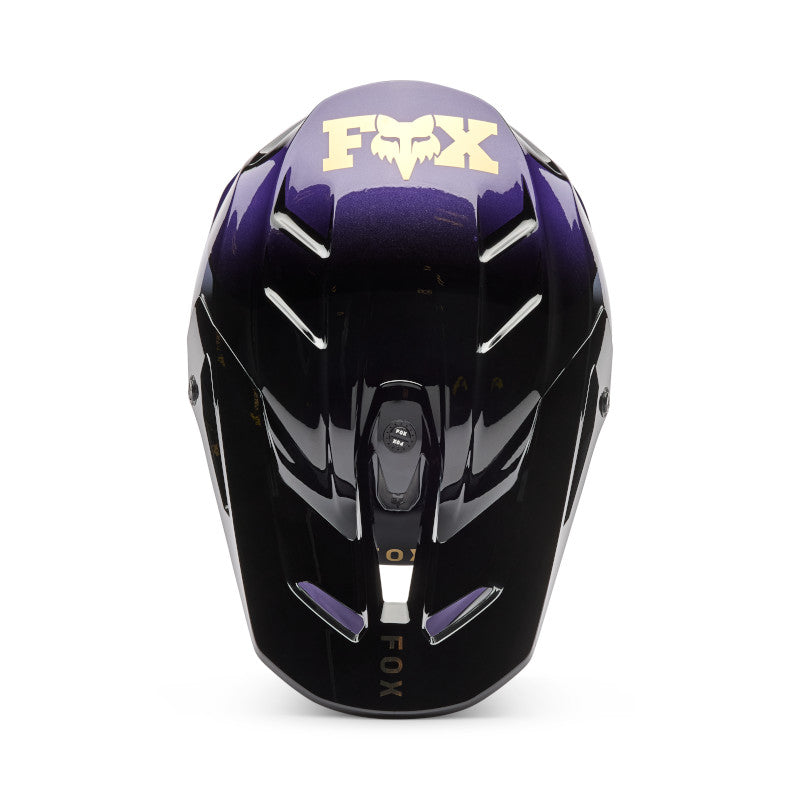 FOX 2026 V3 DRIP HELMET - BLACK/PURPLE