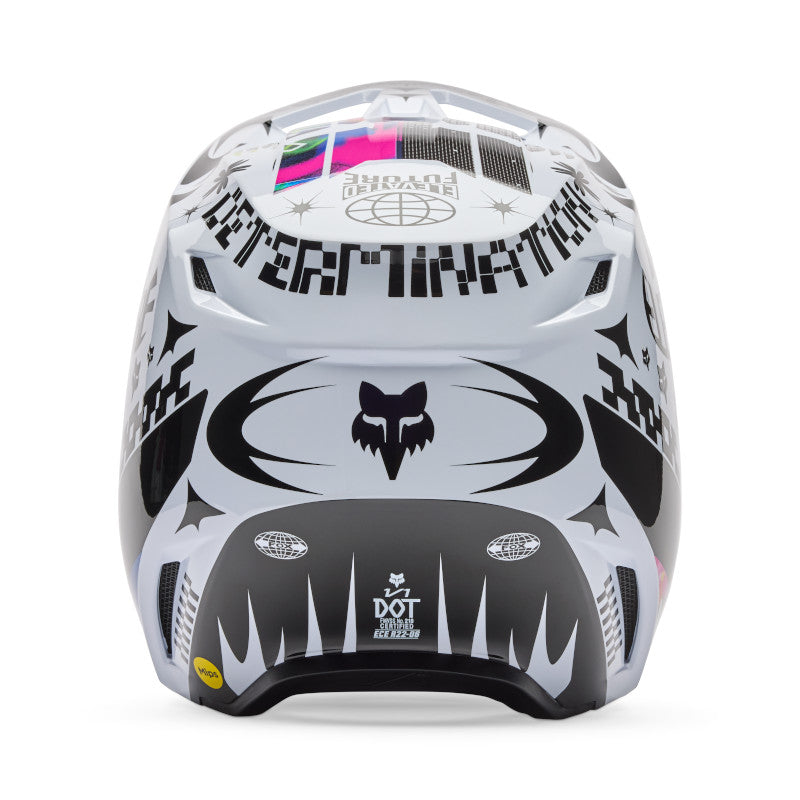 FOX 2026 V1 IMAGE COSMO HELMET - WHITE/BLACK