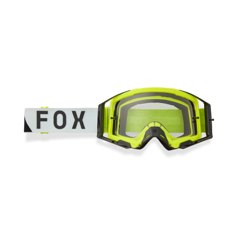 FOX AIRSPACE DRIP GOGGLES - FLO YELLOW (SMOKE)
