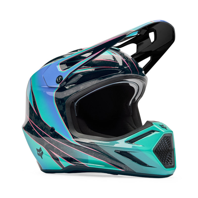 FOX 2026 V3 RS CANVAS HELMET - AQUA