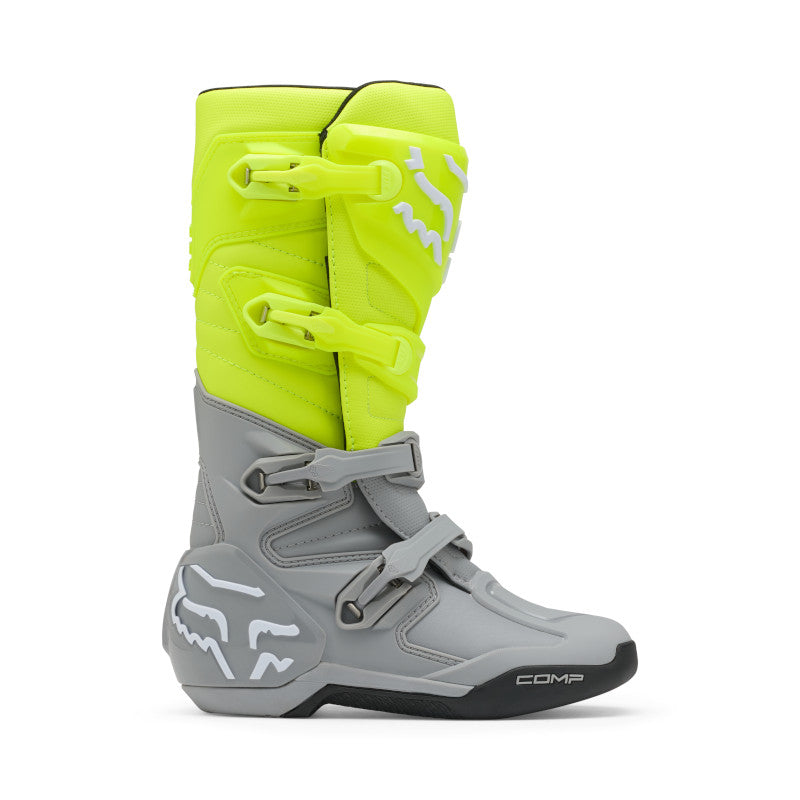 Fox 2027 Comp Boots - Yellow Grey