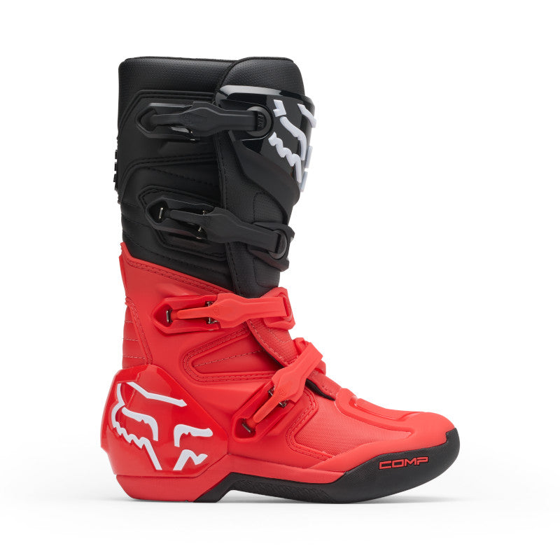 Fox 2027 Youth Comp Boots - Red