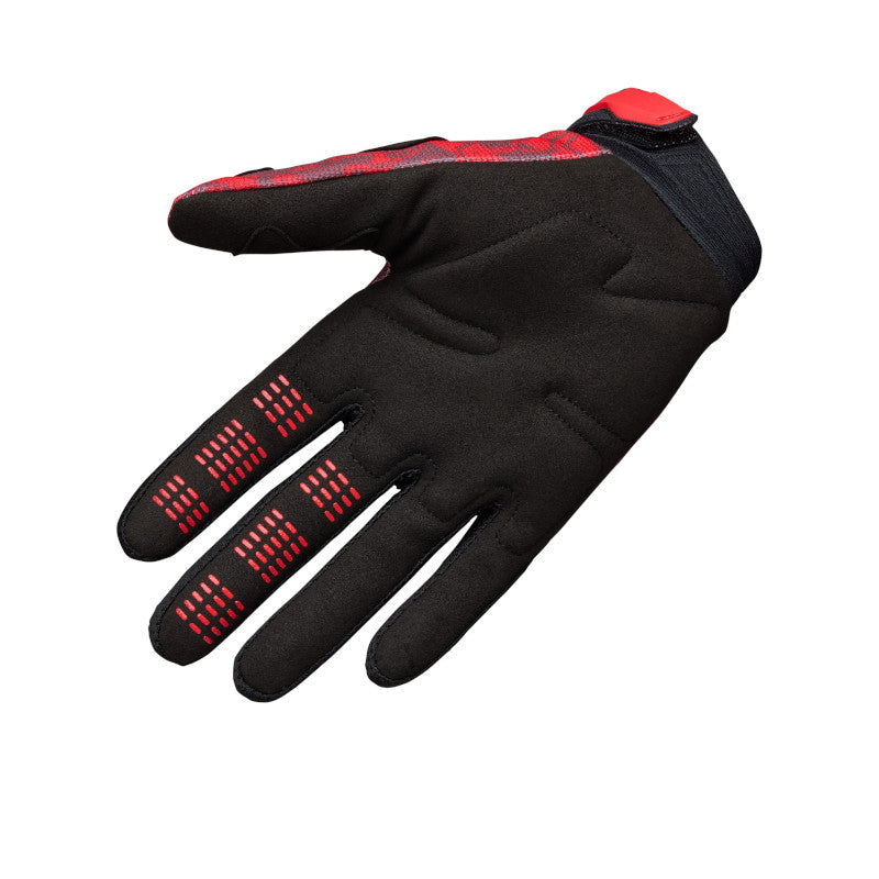 Fox 2027 Youth 180 Abyss Gloves - Fluro Red