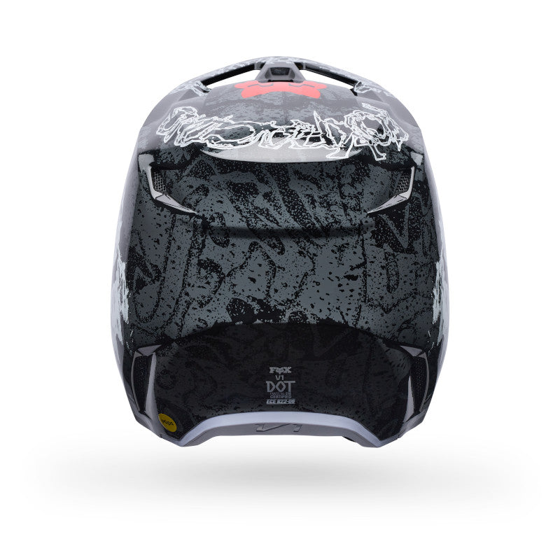 Fox 2027 Youth V1 Abyss Helmet - Black