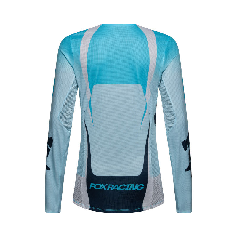 Fox 2027 Women's Flexair Thorn Jersey - Sky Blue