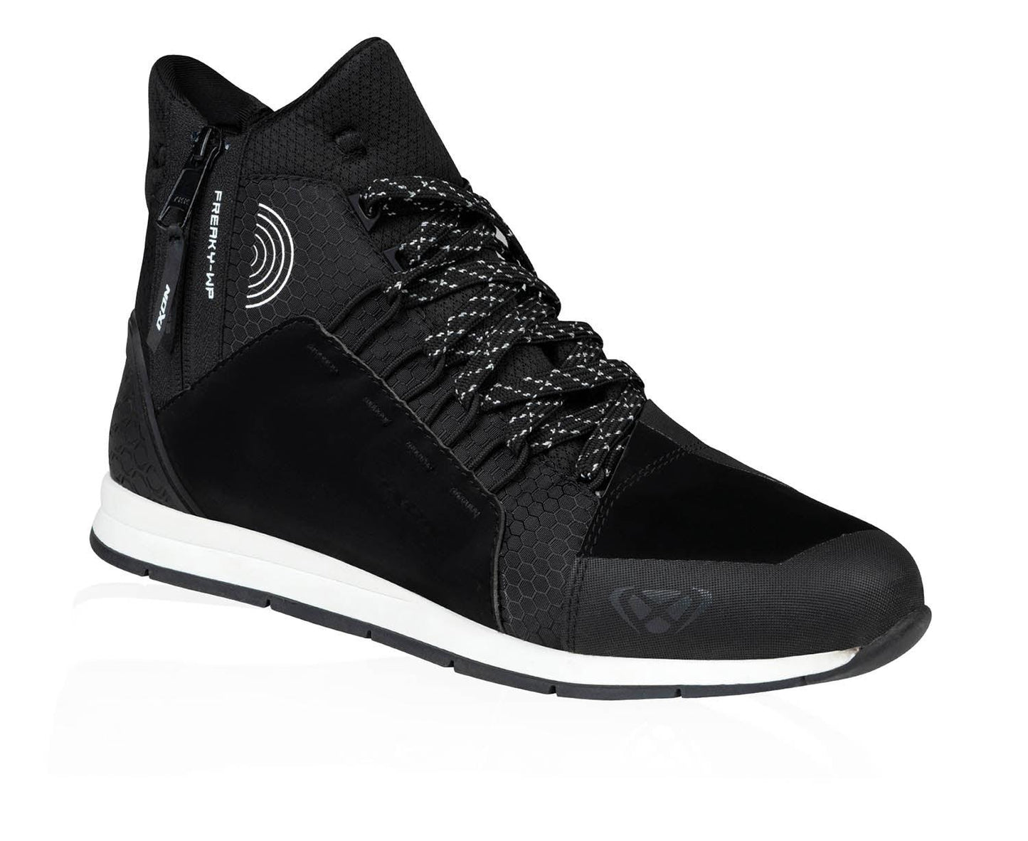 IXON FREAKY WP BOOTS - BLACK/WHITE CASSONS PTY LTD sold by Cully's Yamaha