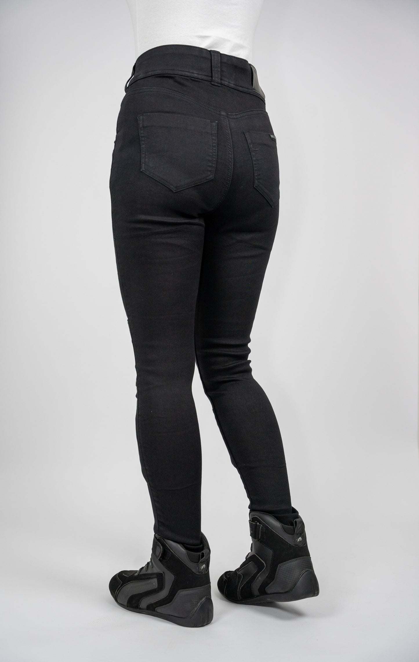 BULL-IT LADIES FURY SLIM JEANS X/SHORT LEG - BLACK