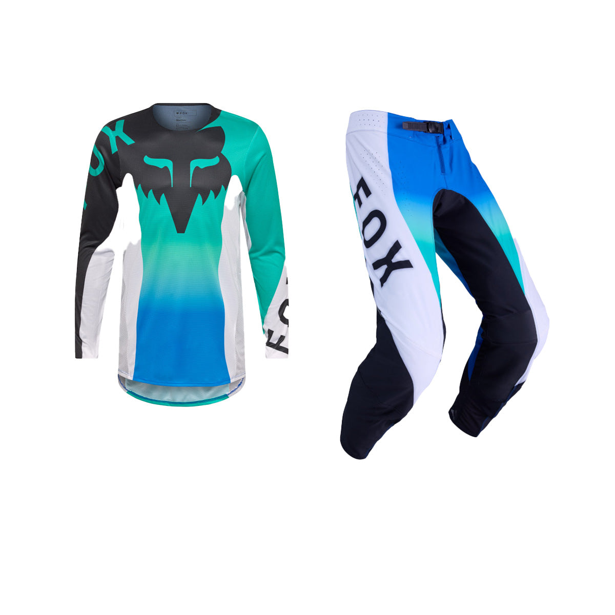 FOX 2026 YOUTH FLEXAIR SPIRE GEAR SET - AQUA