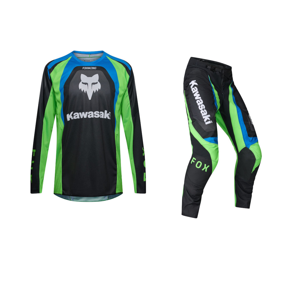 Fox 2027 180 Kawasaki Gear Set - Black