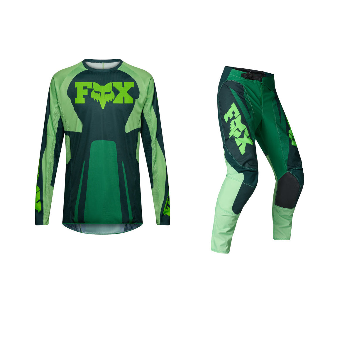 Fox 2027 180 Raid Gear Set - Deep Fern