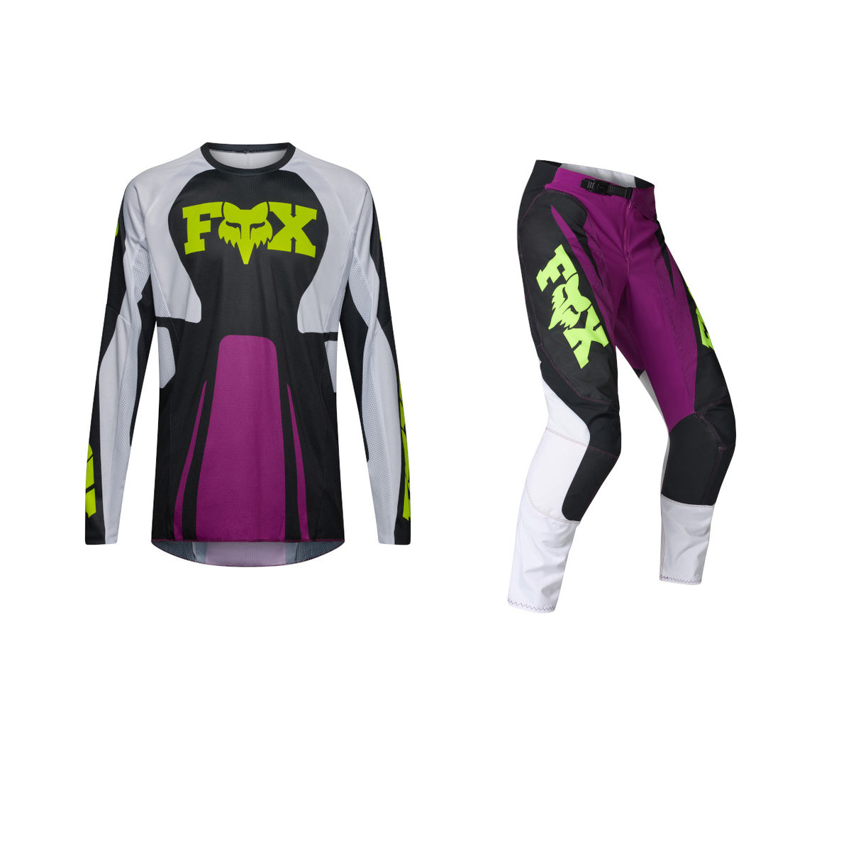 Fox 2027 180 Raid Gear Set - Purple Lava
