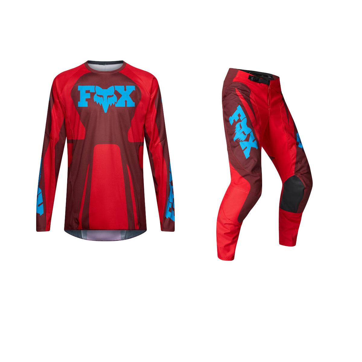 Fox 2027 180 Raid Gear Set - Rust