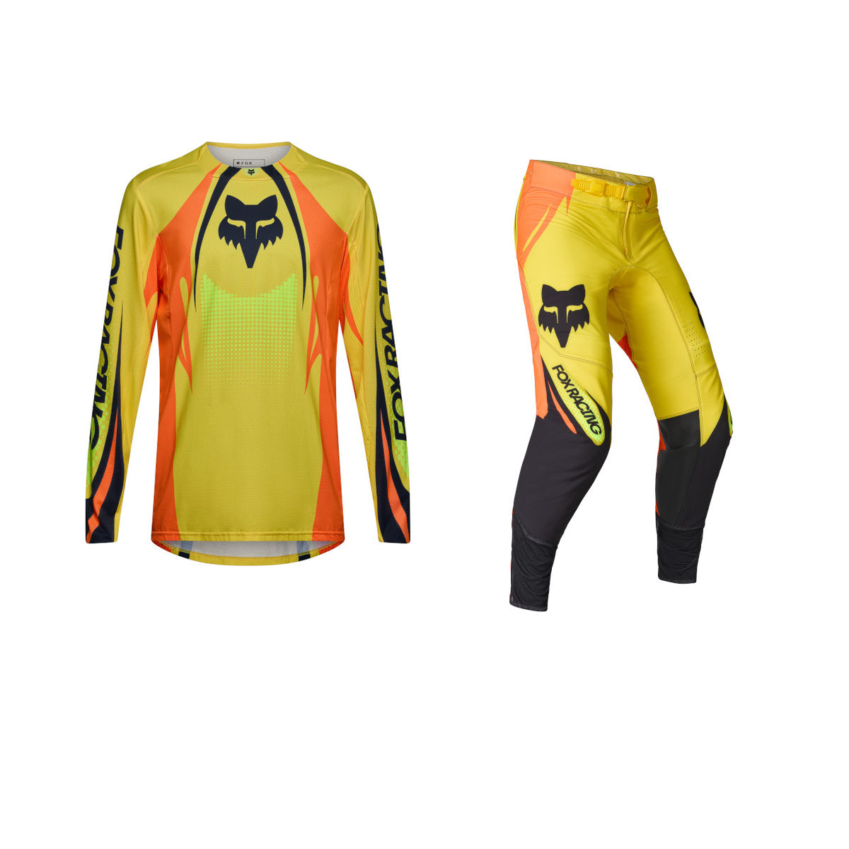 Fox 2027 360 Temper Gear Set - Yellow