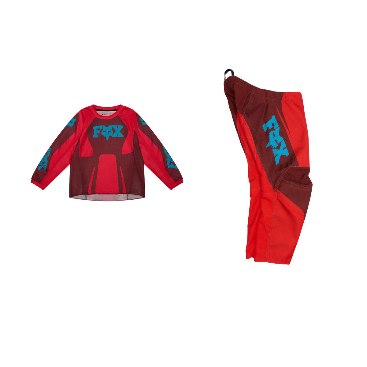 Fox 2027 Kids 180 Raid Gear Set - Rust