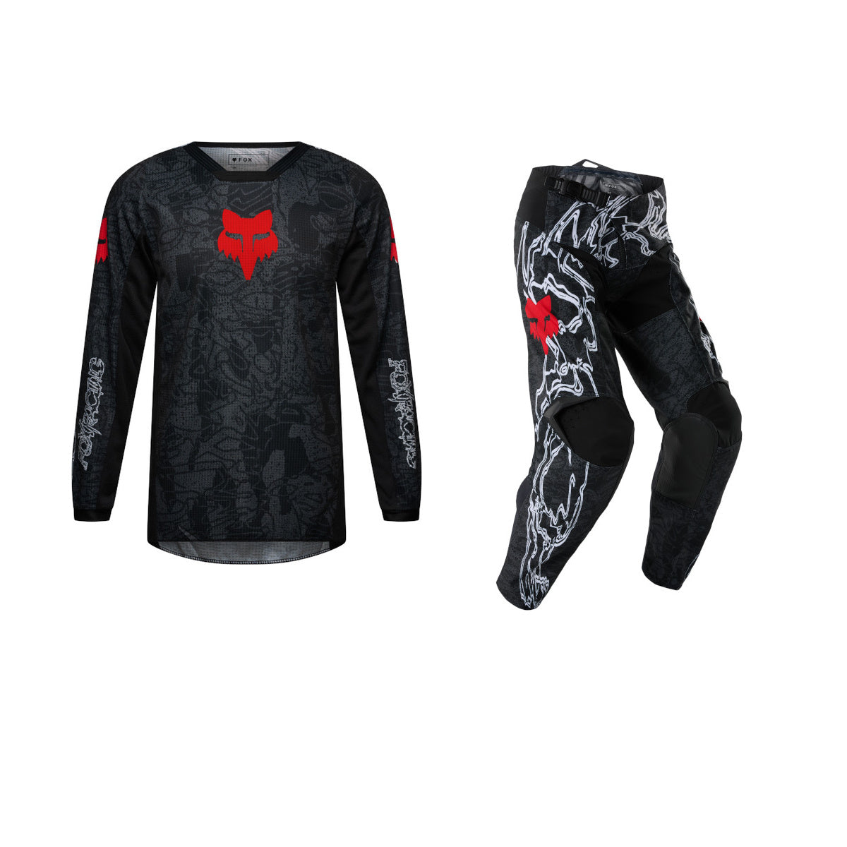 Fox 2027 Youth 180 Abyss Gear Set - Black