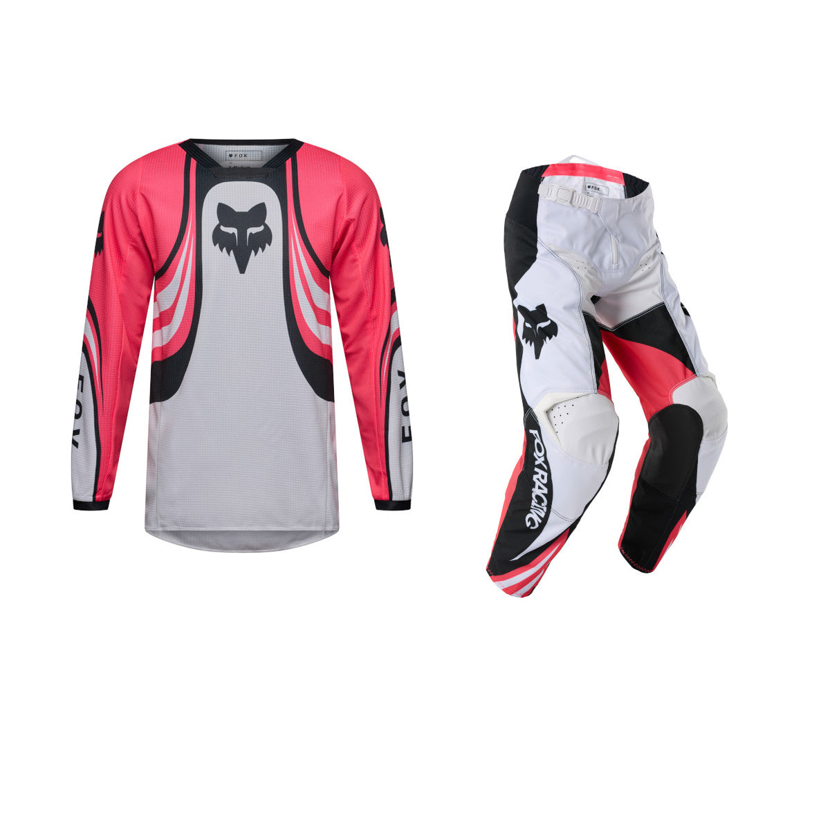 Fox 2027 Youth 180 Draft Gear Set - White