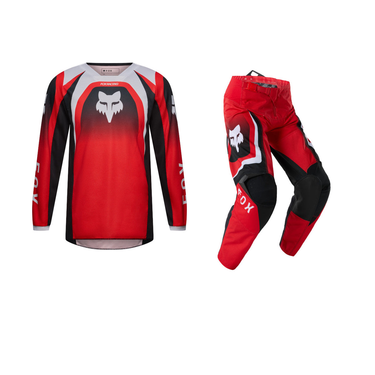 Fox 2027 Youth 180 Frame Gear Set - Red