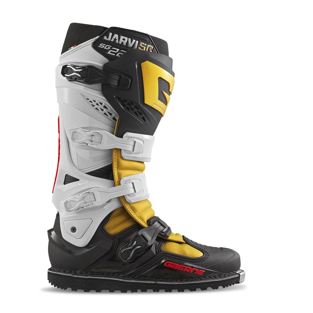 Gaerne SG-22 Boots - Jarvis 50th LE White / Black / Gold