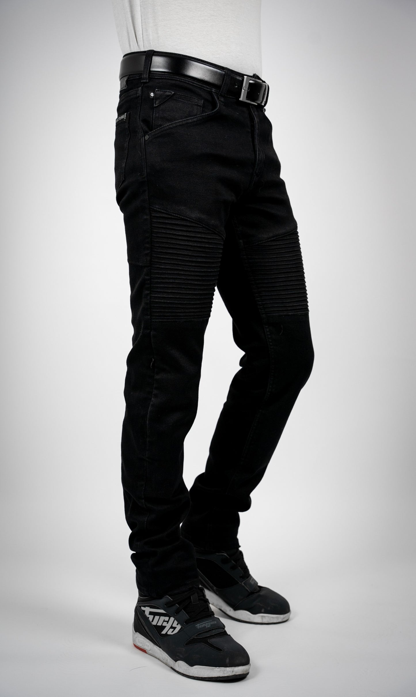 BULL-IT GUARDIAN STRAIGHT JEANS LONG LEG - BLACK