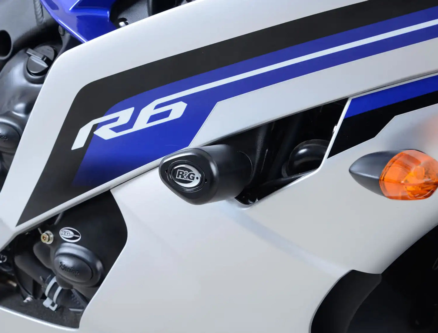 R&G AERO CRASH PROTECTORS BLACK YZF-R6