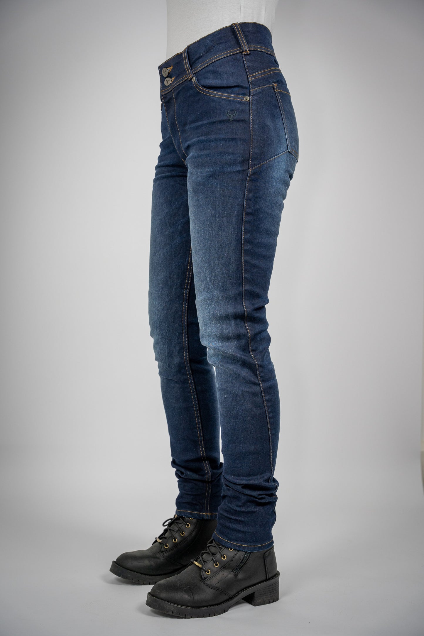 BULL-IT LADIES HARRIER SLIM JEANS REGULAR LEG - INDIGO BLUE