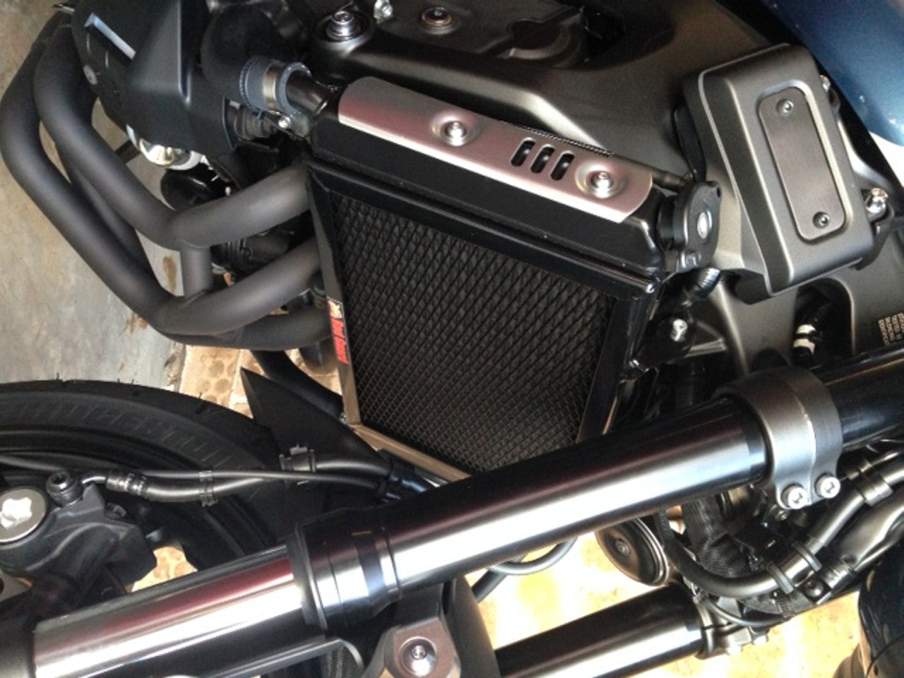 RAD GUARD RADIATOR GUARDS BLACK XSR900