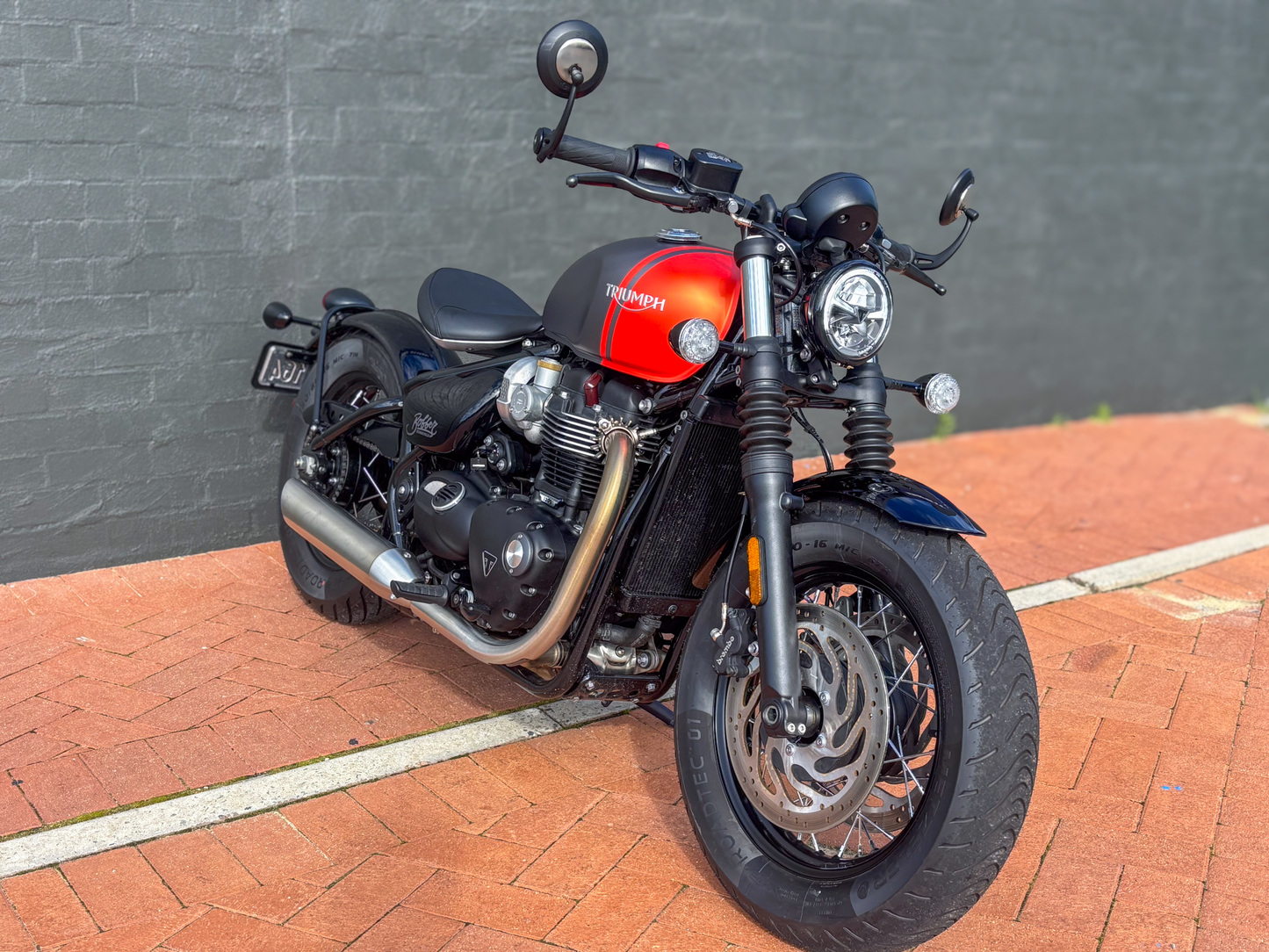 DEALER DEMO MY25 TRIUMPH BONNEVILLE BOBBER 1200 $21,990* Excl Gov Charges