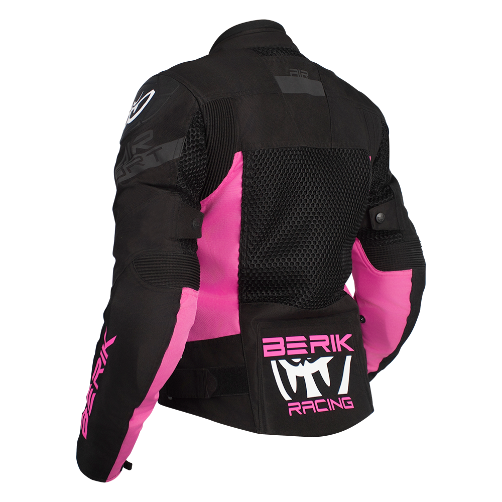 BERIK 4 SEASONS LADIES JACKET - BLACK/PINK