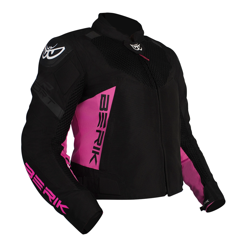 BERIK 4 SEASONS LADIES JACKET - BLACK/PINK