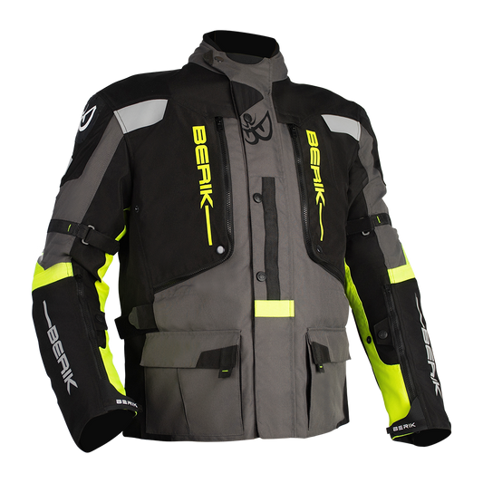BERIK EXPLORER-ADV JACKET - BLACK/GREY/HI-VIZ