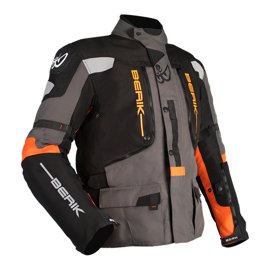 BERIK EXPLORER-ADV JACKET - BLACK/GREY/ORANGE
