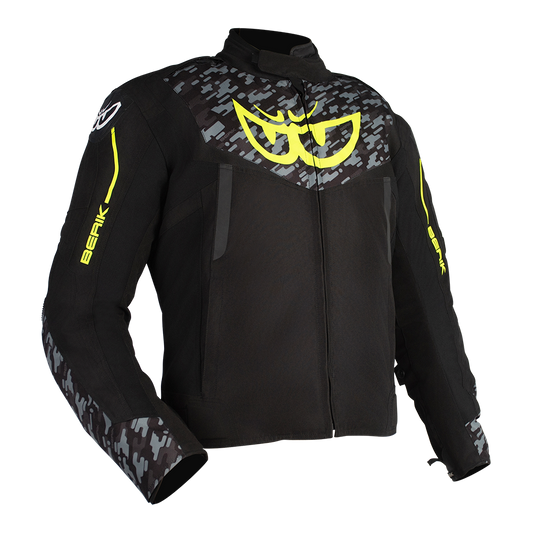 BERIK VELOCE JACKET - BLACK/CAMO/HI-VIZ