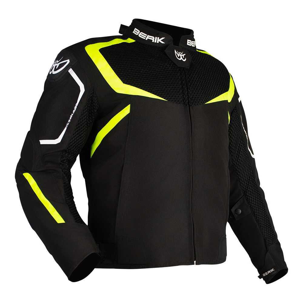 BERIK 4 SEASONS JACKET - BLACK/HI-VIZ