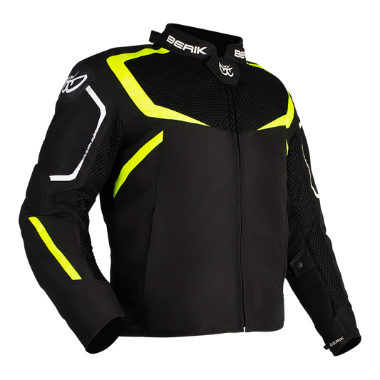 BERIK 4 SEASONS JACKET - BLACK/HI-VIZ