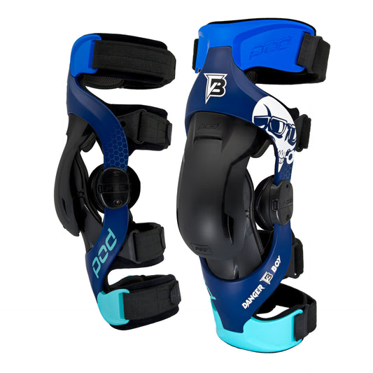 POD K4 2.0 DANGER B BOY HAIDEN DEEGAN L.E. KNEE BRACES - PAIR
