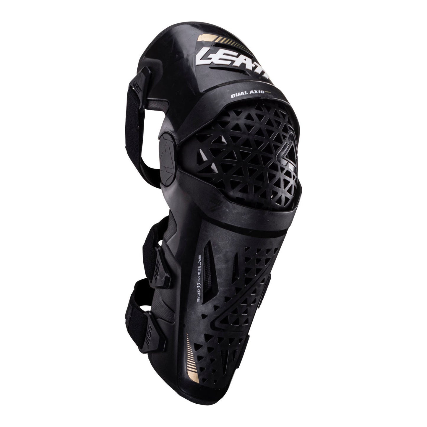 LEATT DUAL AXIS PRO KNEE & SHIN GUARD - BLACK